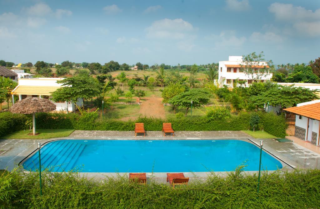 The Mountain Retreat Hotell Tiruvannāmalai Exteriör bild